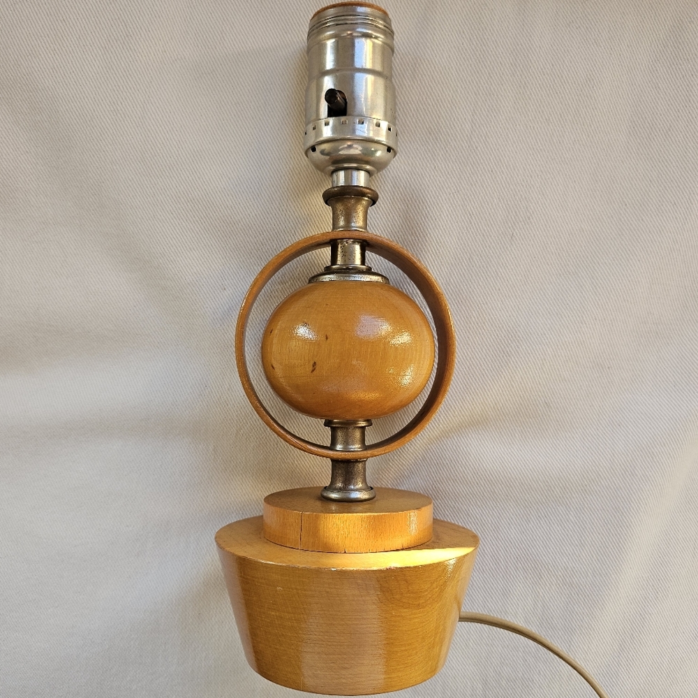 Deco wood lamps.